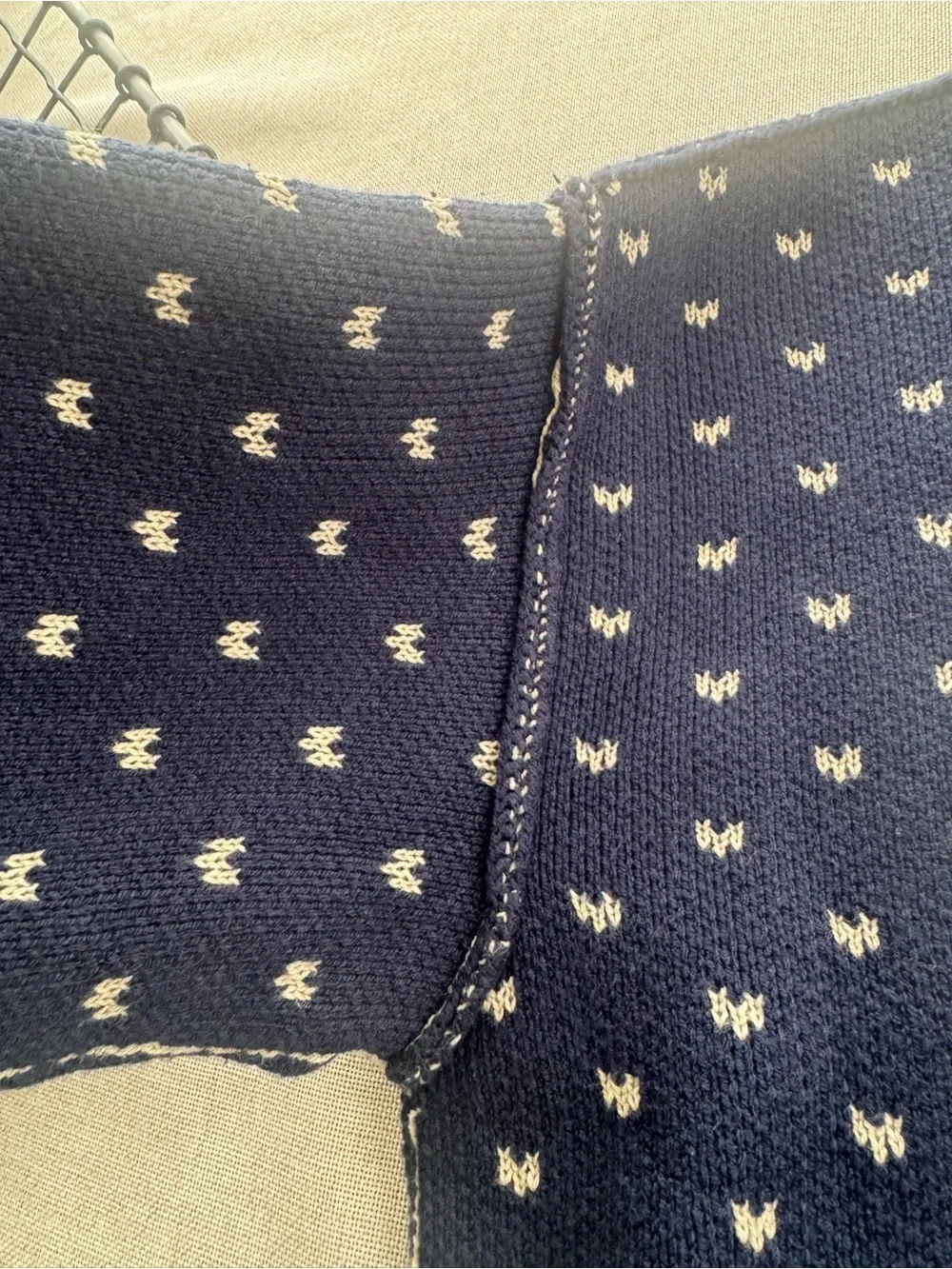 Free People cropped navy